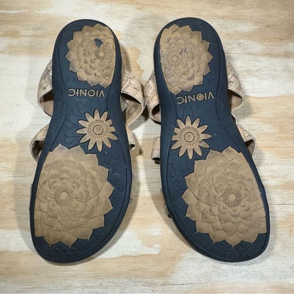 Vionic Tan Comfort Sandals Women’s Size 10 - Picture 7 of 9